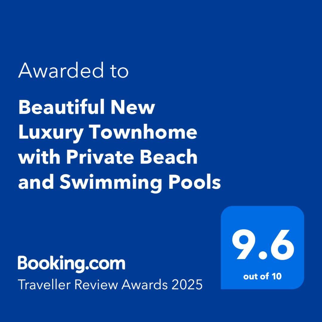 Beautiful New Luxury Townhome With Private Beach And Swimming Pools Раскін Екстер'єр фото